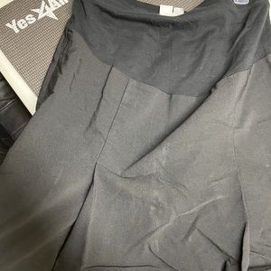 Black maternity skirt